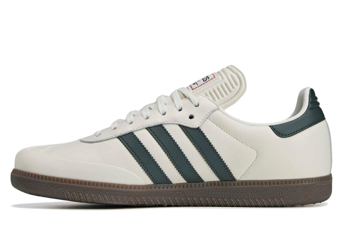 Adidas Samba BAPE in Off White / Shadow Green