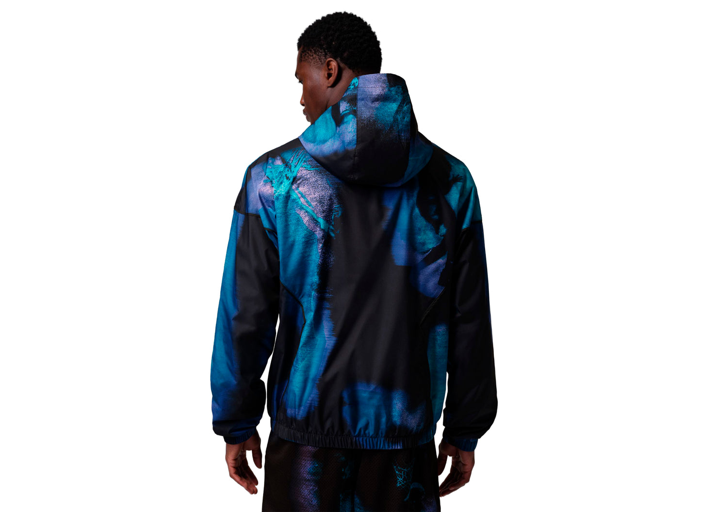 Jordan Brooklyn Dream Dunk Draft Jacket in Black / White