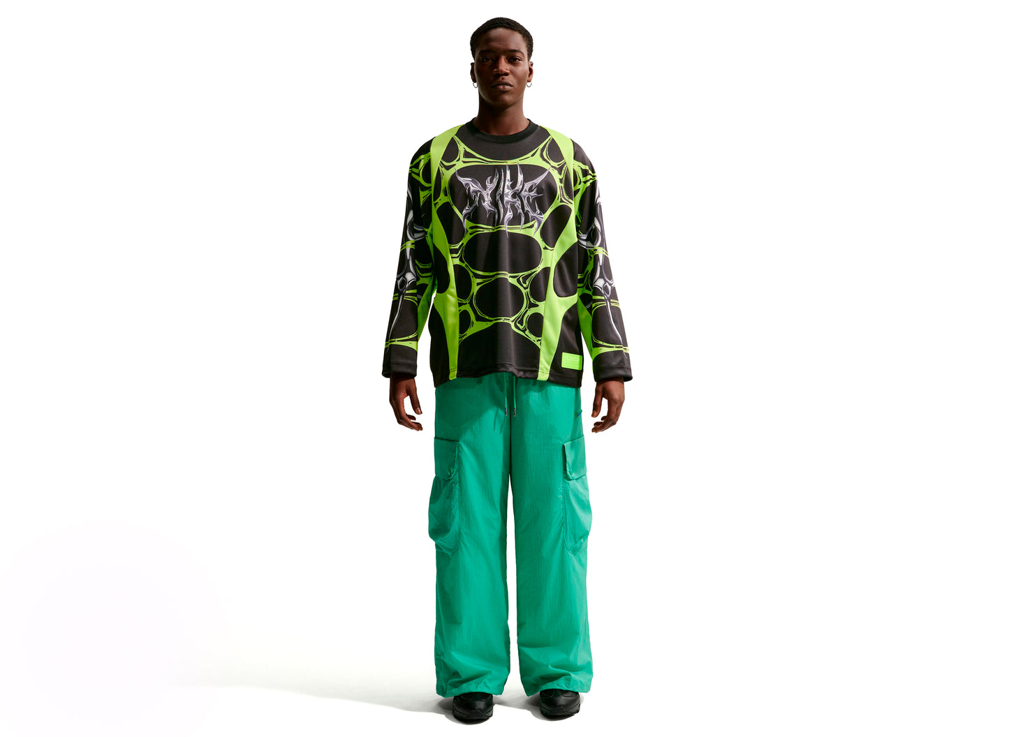 Nike Project F.R.O.G. Jelly Cage Jersey in 'Black / Volt Ice'