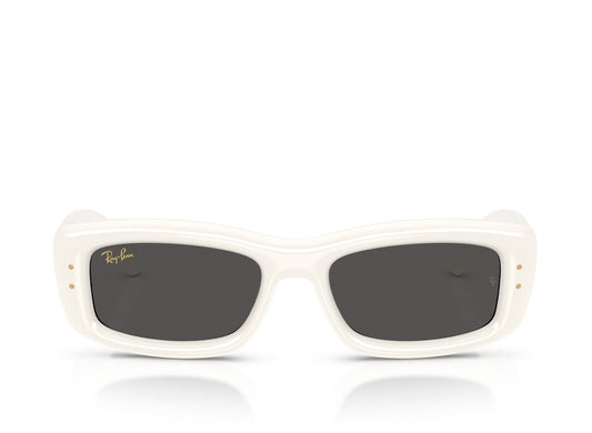 Ray Ban A$AP Rocky Kiliane Puffer Sunglasses in Full Cream w/ Ultra Black