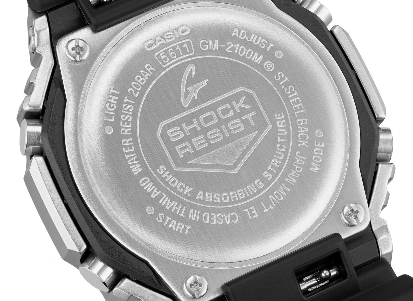 Casio G-Shock 2100 'G-Steel' Series GM2100M-1A Watch