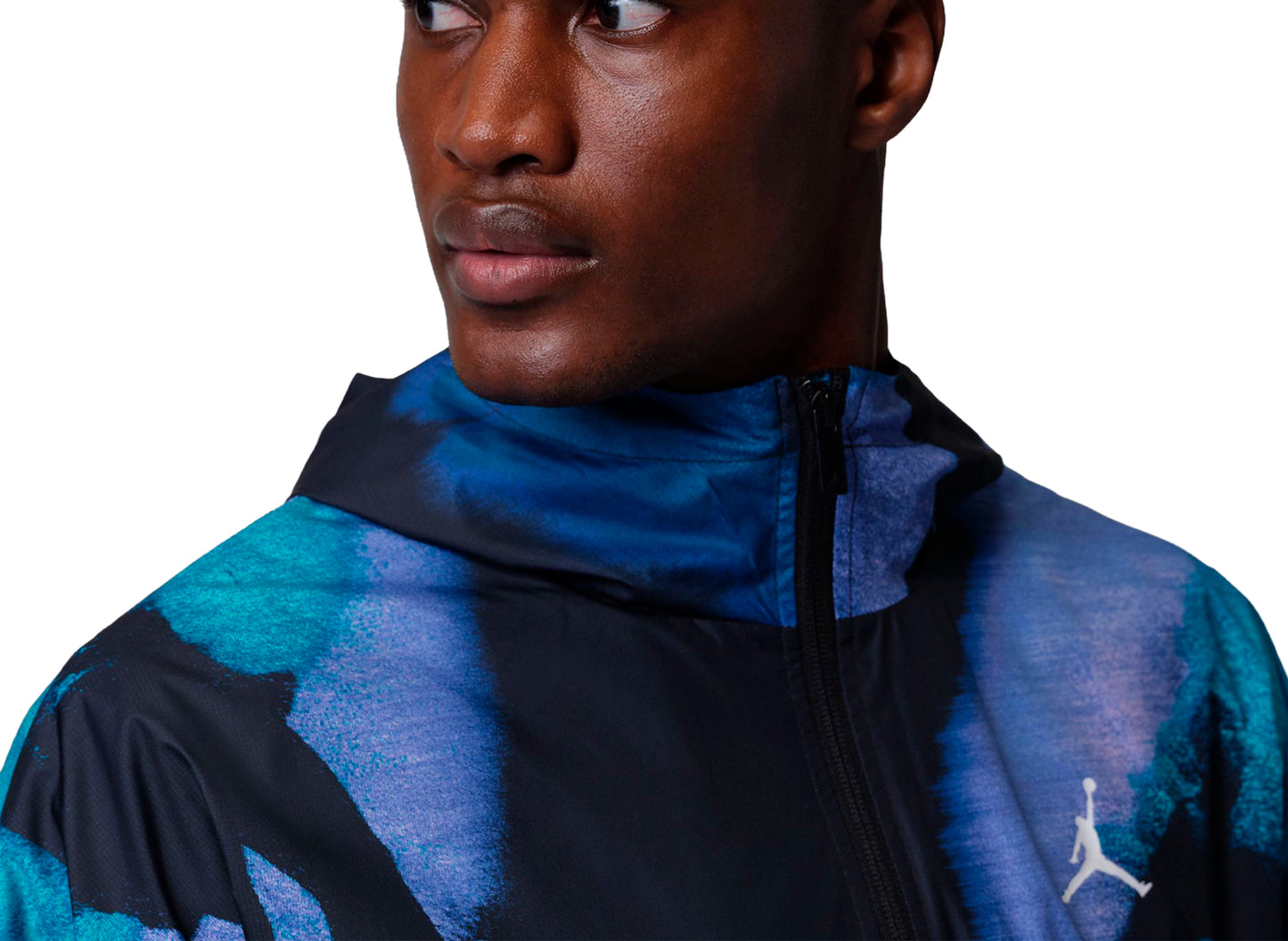 Jordan Brooklyn Dream Dunk Draft Jacket in Black / White