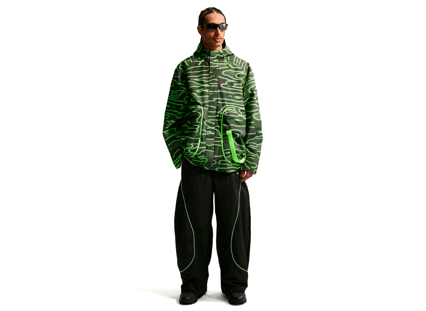 Nike Project F.R.O.G. Tobi Pants in Black / Volt Ice