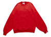 Warren Lotas Flaming Skull Crewneck in Ferrari Red