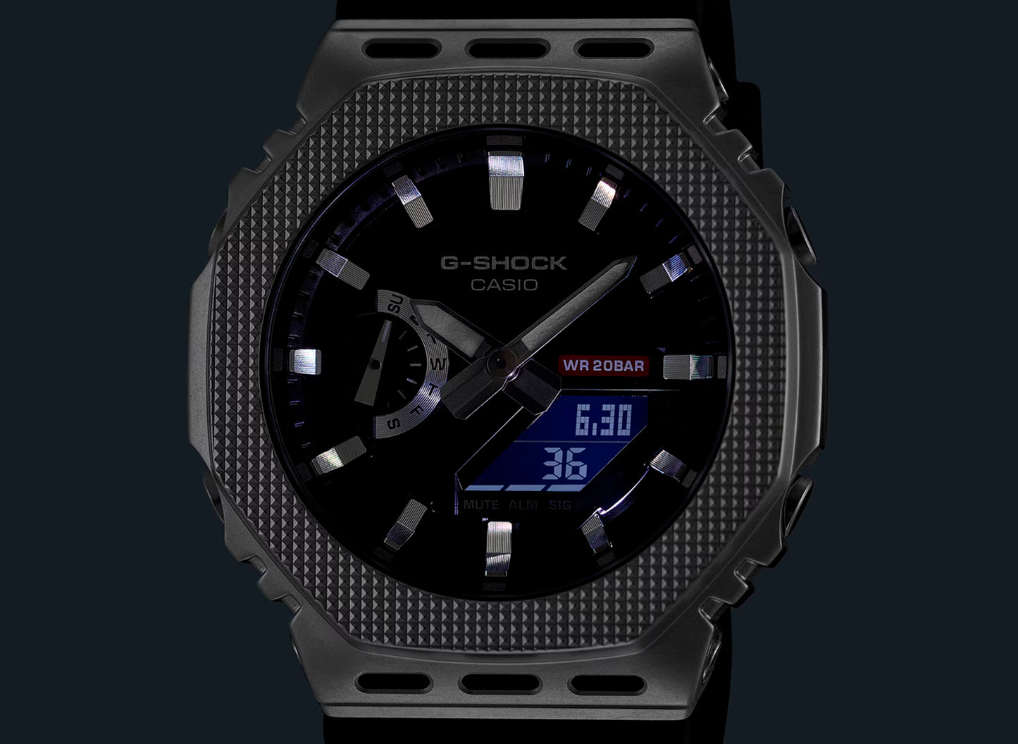 Casio G-Shock 2100 'G-Steel' Series GM2100M-1A Watch