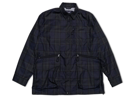 Comme des Garçons HOMME Jacket in Navy / Green