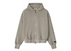 Fear of God Essentials Classic Full Zip Hoodie 'Smoke Grey'
