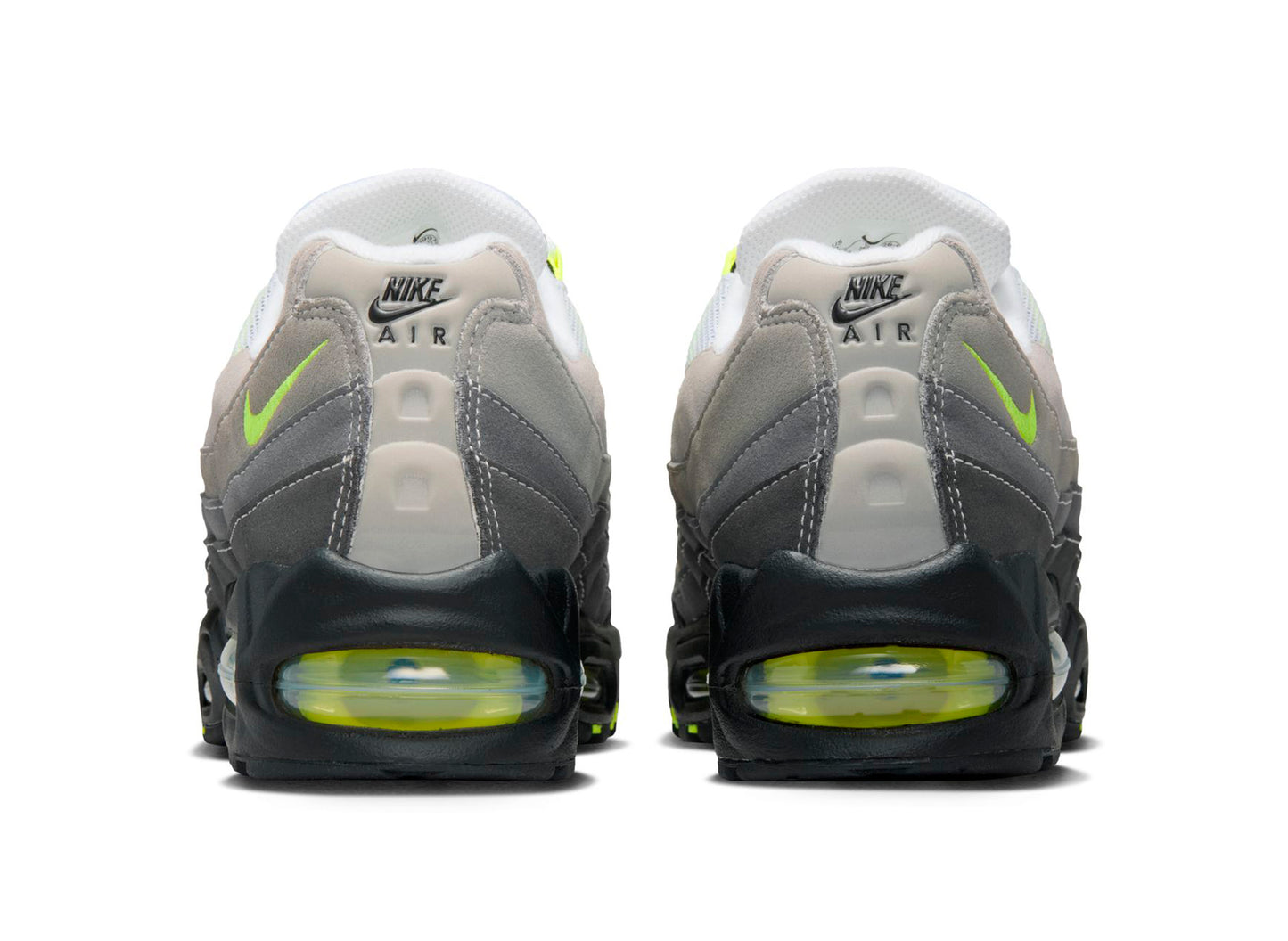 Women's Nike Air Max 95 Big Bubble in Black / Neon Yellow