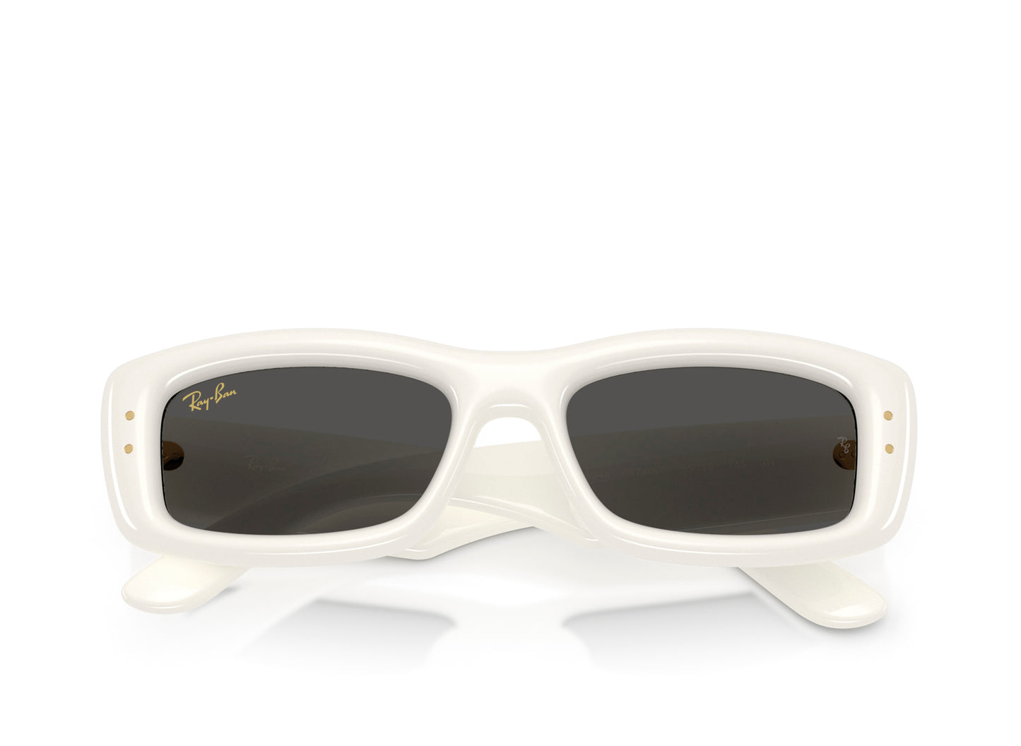 Ray Ban A$AP Rocky Kiliane Puffer Sunglasses in Full Cream w/ Ultra Black
