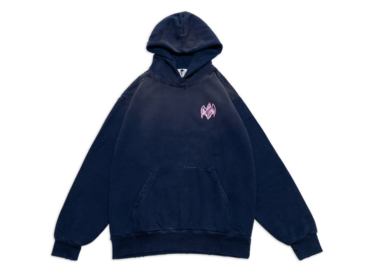 Warren Lotas Roadside Coffee Hoodie in Faded Peony