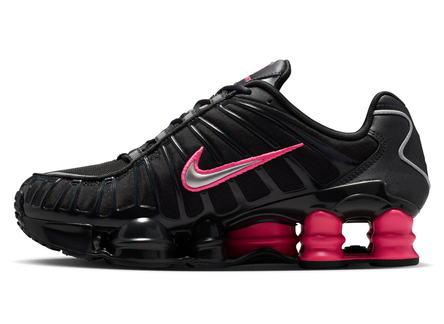 Women's Nike Shox TL in Off Noir / Hyper Pink