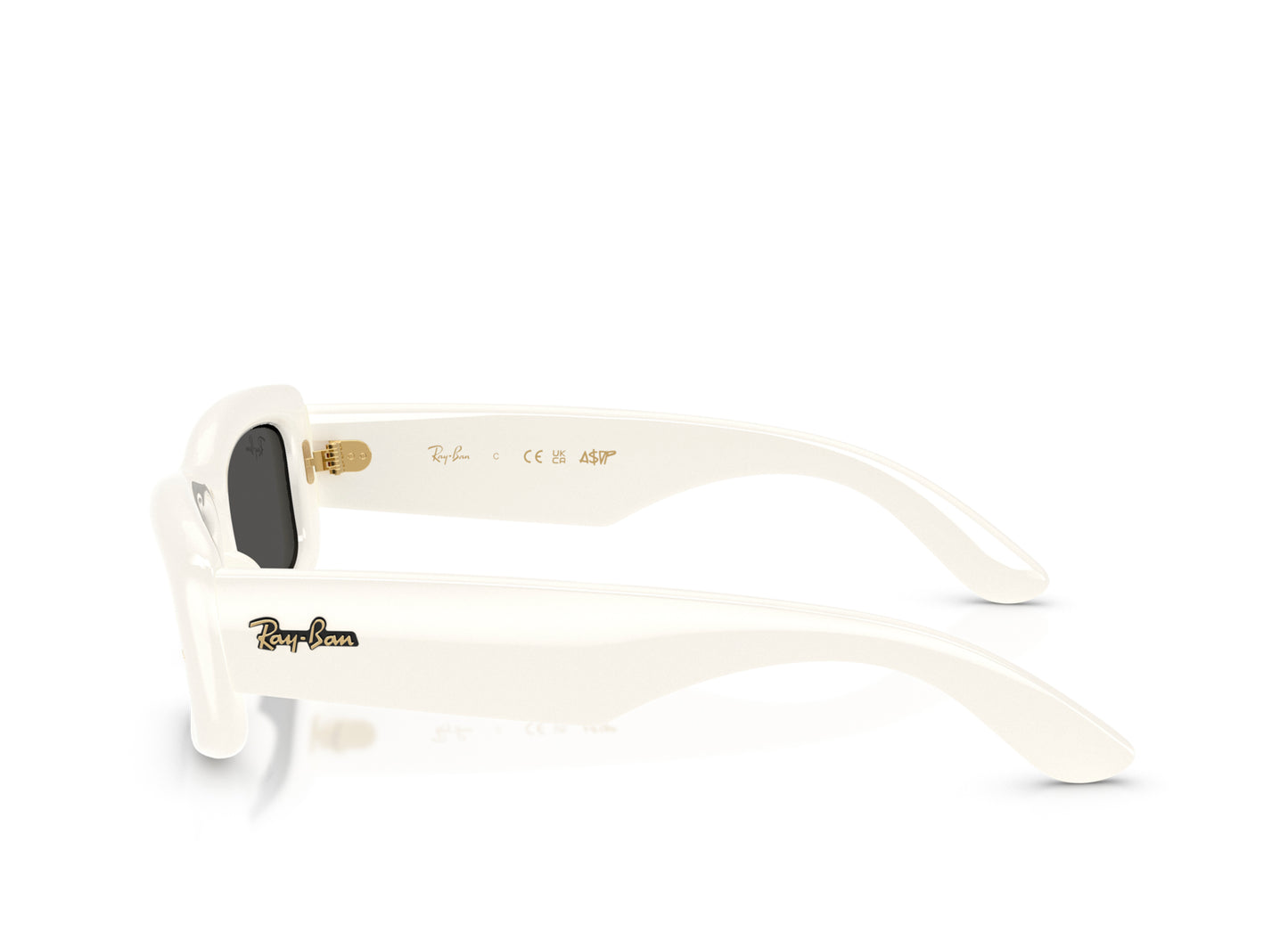 Ray Ban A$AP Rocky Kiliane Puffer Sunglasses in Full Cream w/ Ultra Black