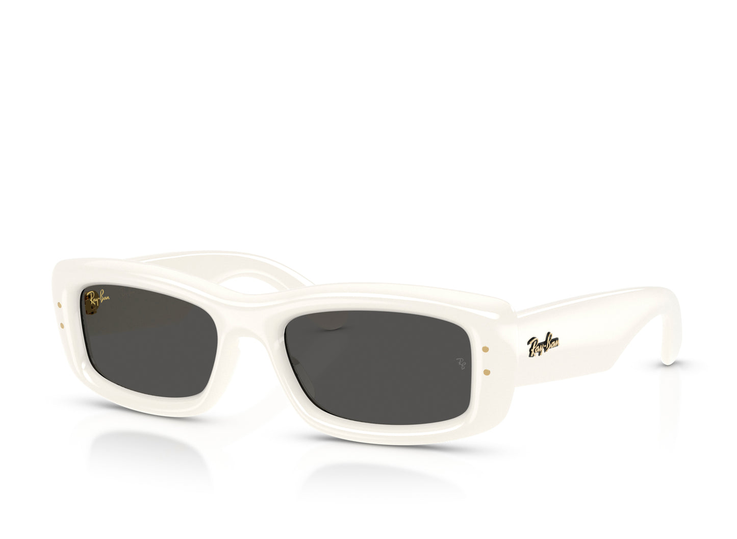 Ray Ban A$AP Rocky Kiliane Puffer Sunglasses in Full Cream w/ Ultra Black