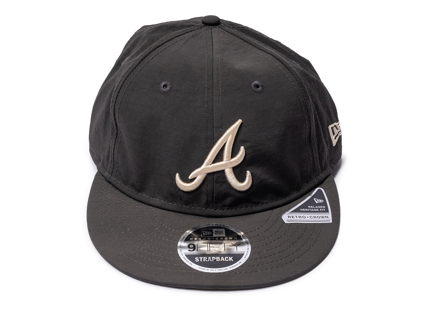 New Era 9Fifty Atlanta Braves Nylon Strapback Hat