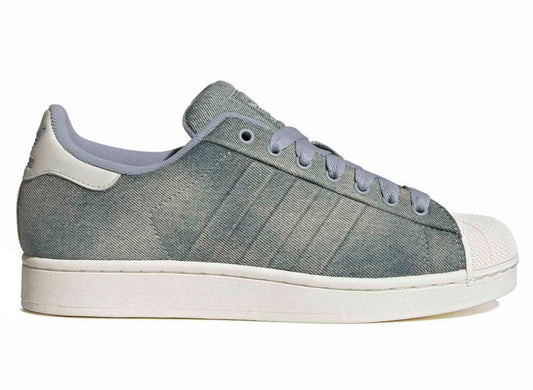 Adidas Superstar II in Halo Silver / Core White