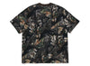 A Bathing Ape Tree Edge Camo Ape Face Relaxed Fit Tee in Brown