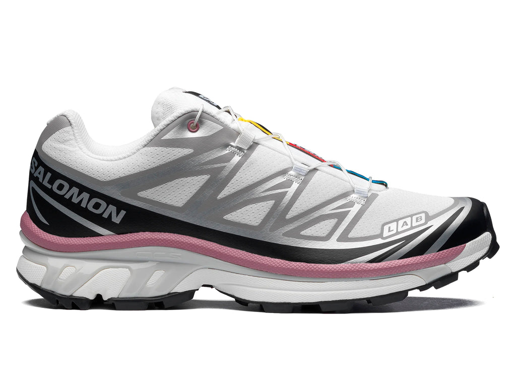 Salomon XT-6 in White / Black / Dusky Orchid