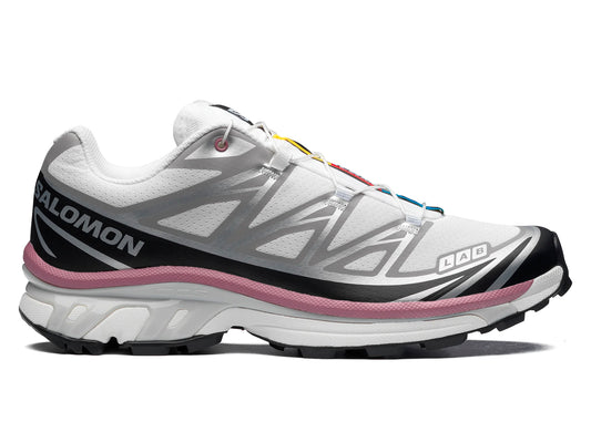 Salomon XT-6 in White / Black / Dusky Orchid