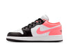 GS Air Jordan 1 Low in Black / Pink Gaze