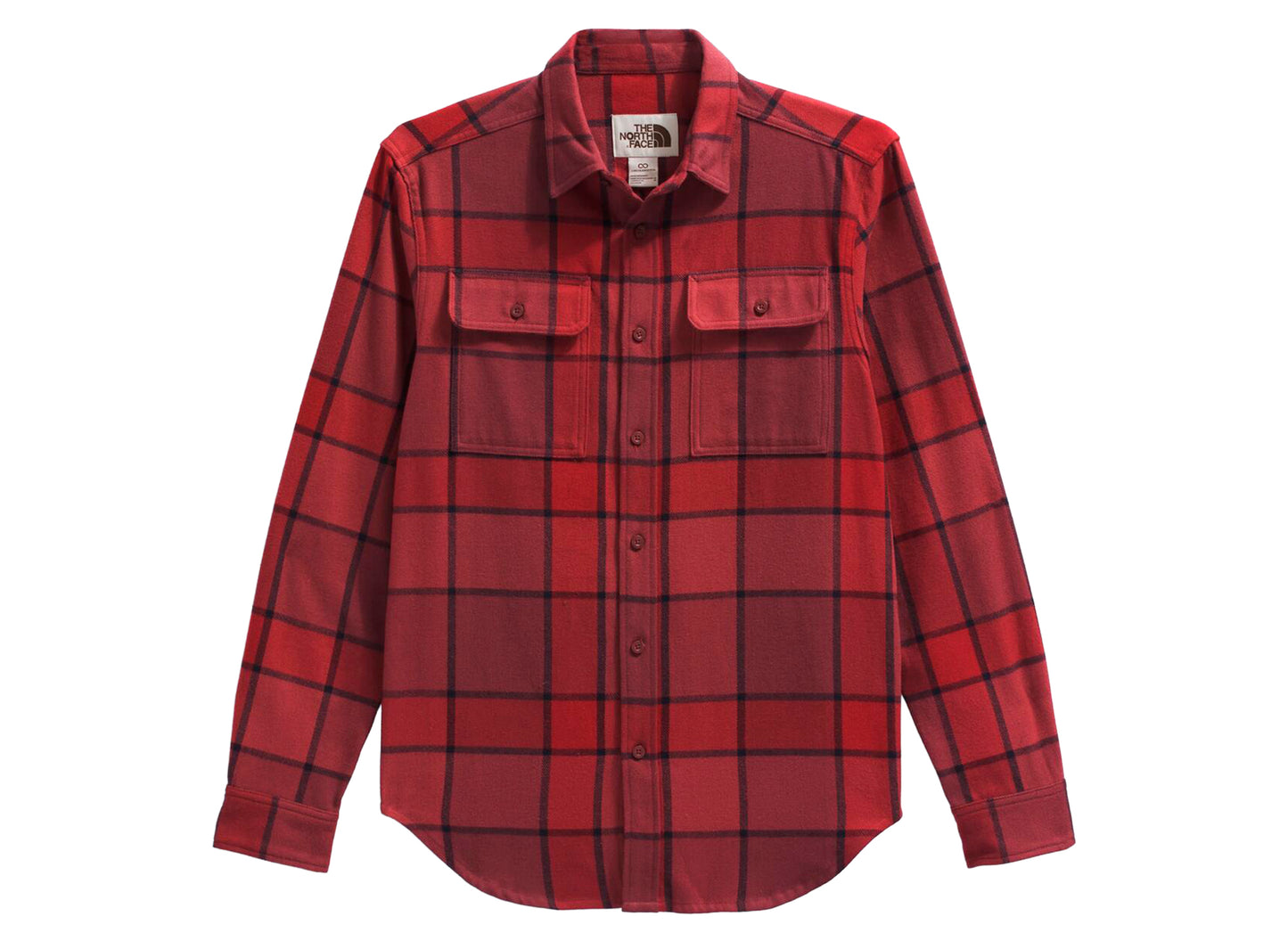 The North Face Arroyo Flannel Shirt in Plaid Sumac Red