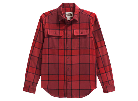 The North Face Arroyo Flannel Shirt in Plaid Sumac Red