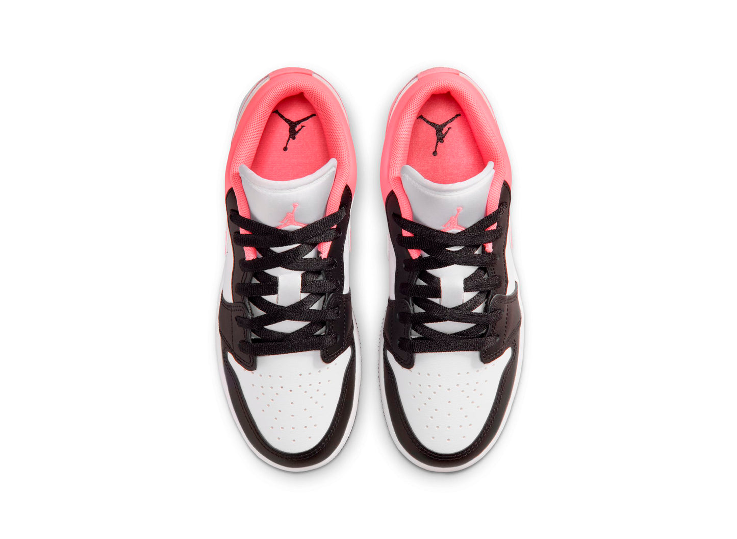 GS Air Jordan 1 Low in Black / Pink Gaze