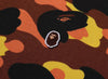 A Bathing Ape 1st Camo One Point LS Tee in Orange