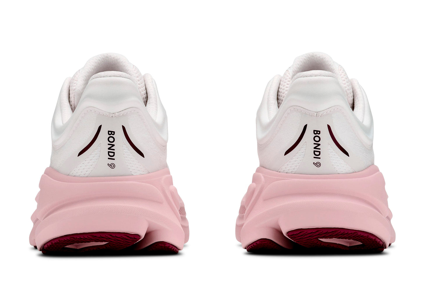 Women's Hoka Bondi 9 'White / Pink Opal'