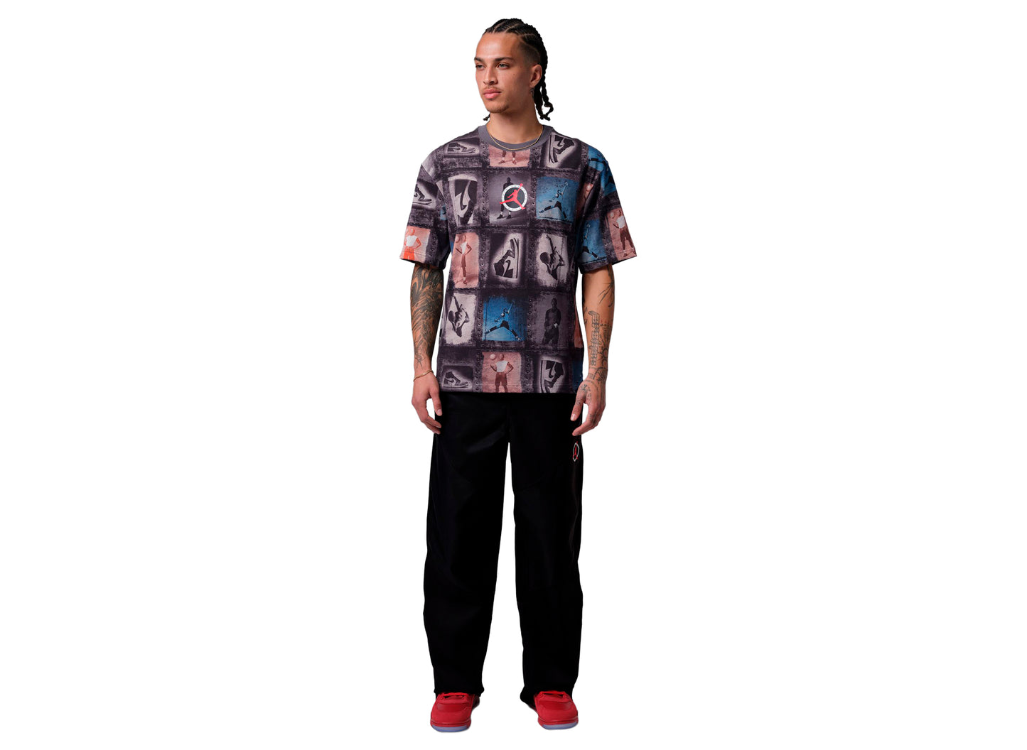 Jordan Flight Club Printed T-Shirt in Sail