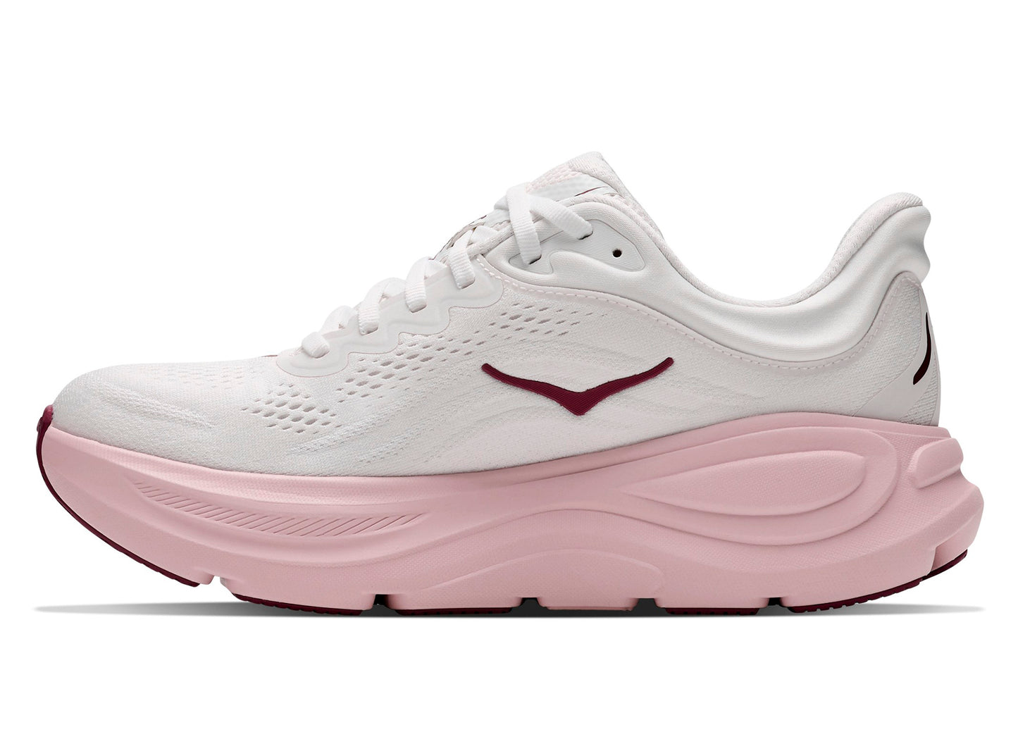 Women's Hoka Bondi 9 'White / Pink Opal'
