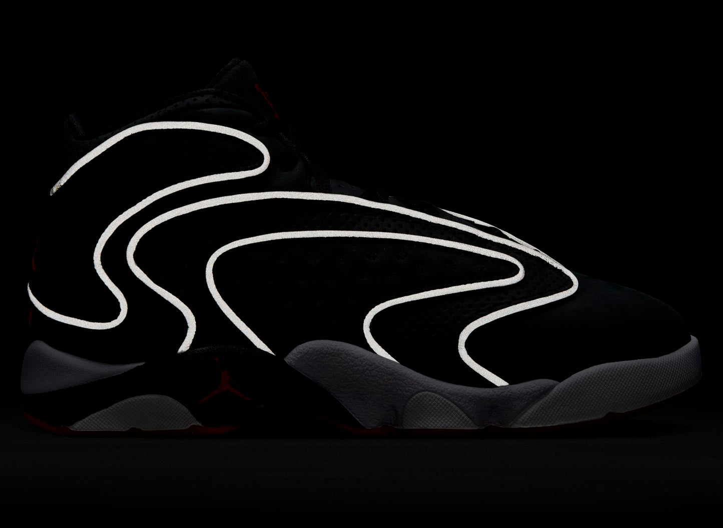 Women's Air Jordan OG in Black / University Red