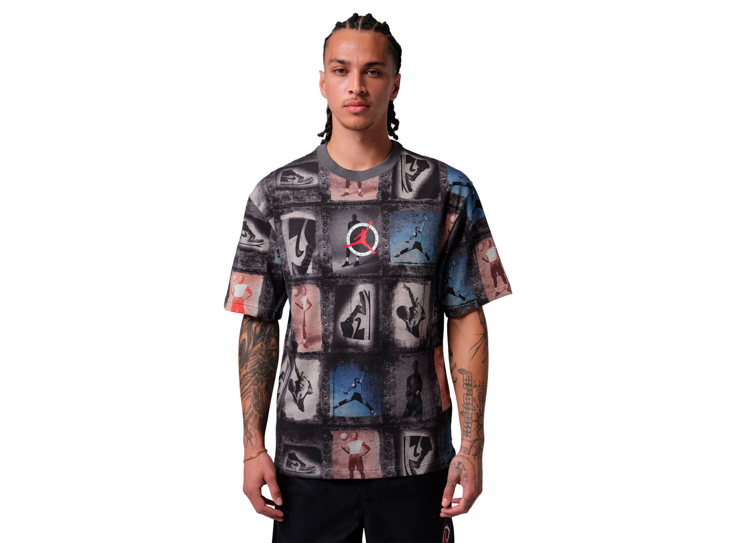 Jordan Flight Club Printed T-Shirt in Sail