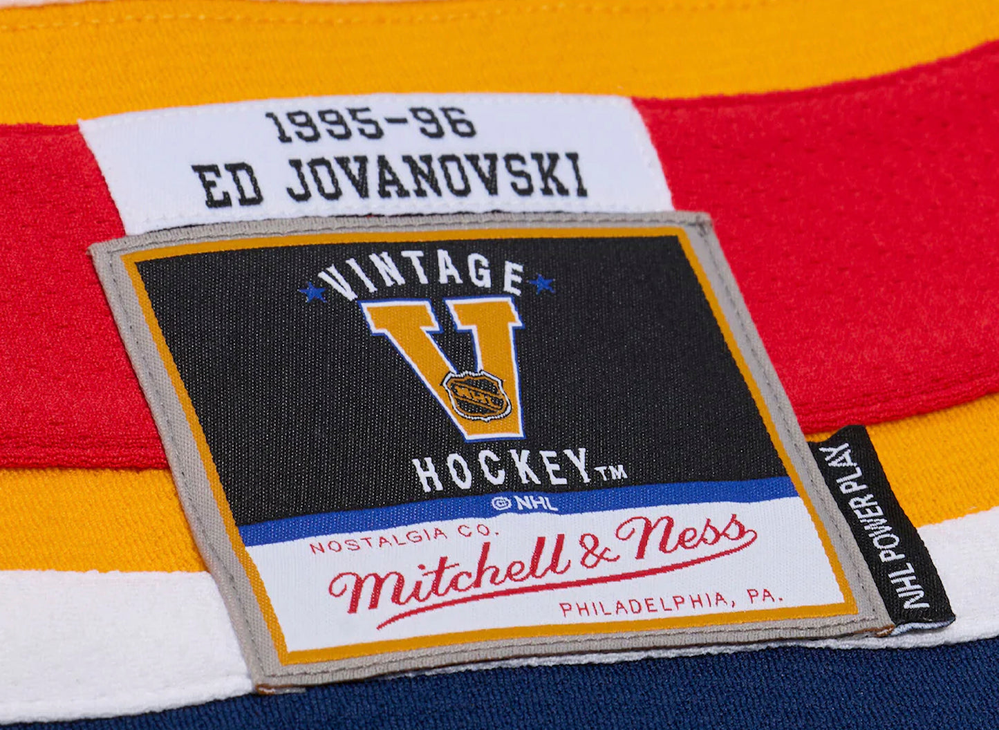 Mitchell & Ness NHL White Jersey Florida Panthers 1995 Ed Jovanovski