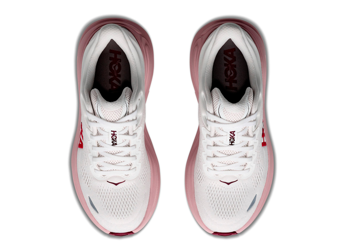 Women's Hoka Bondi 9 'White / Pink Opal'