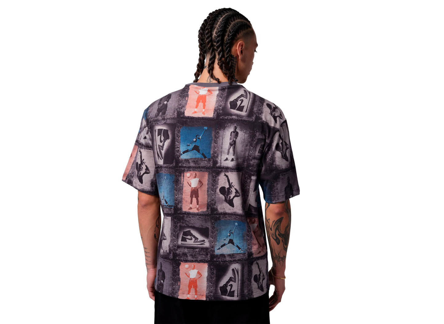 Jordan Flight Club Printed T-Shirt in Sail