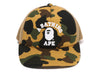 A Bathing Ape 1st Camo College Mesh Cap in Yellow