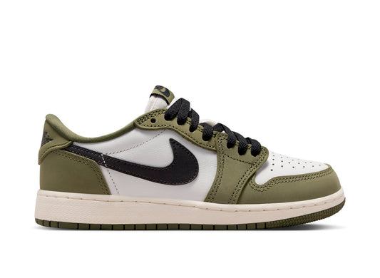 GS Air Jordan 1 Retro Low OG in 'Medium Olive'