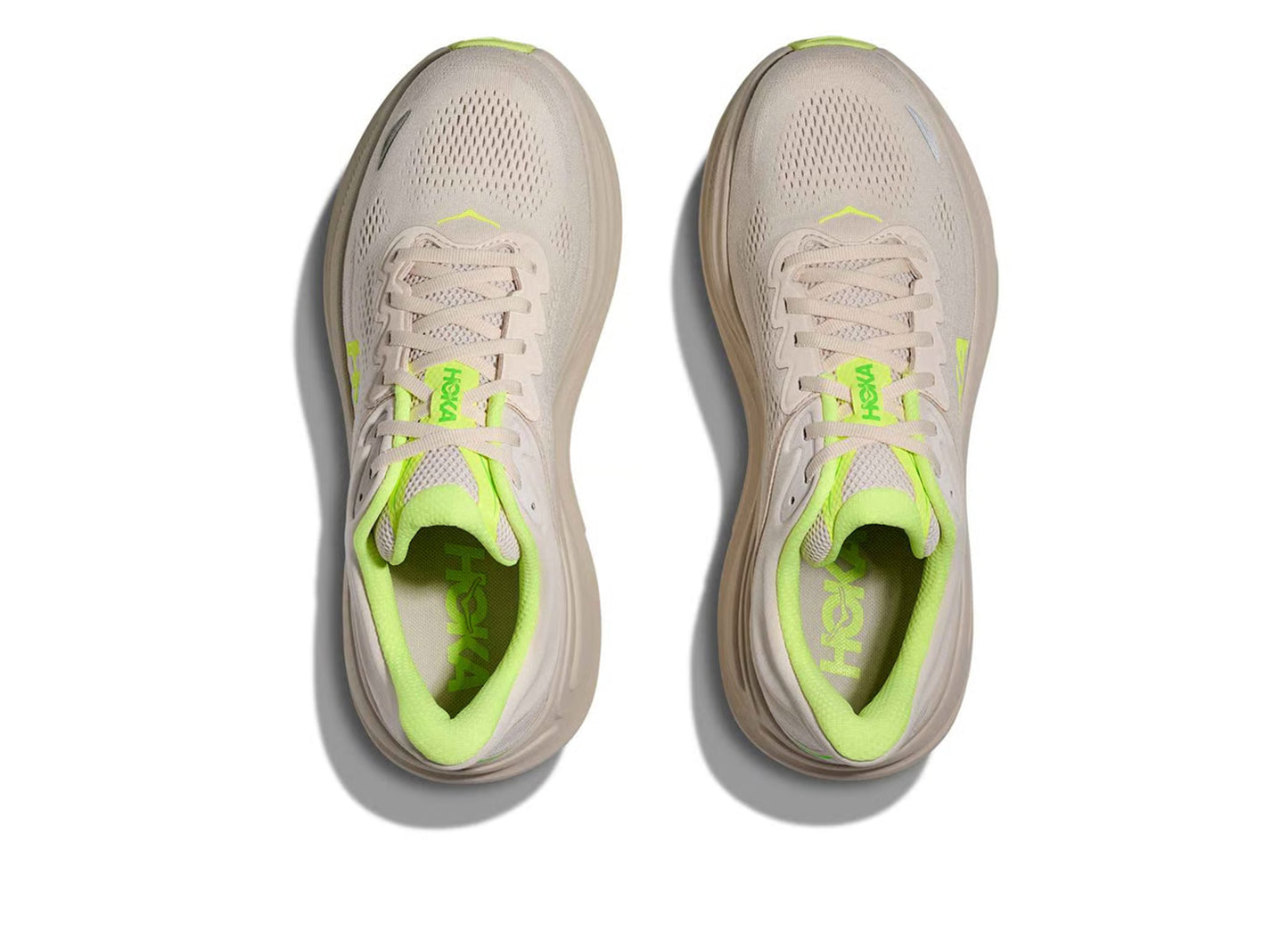 Hoka Bondi 9 'Grout / Neon Yuzu'
