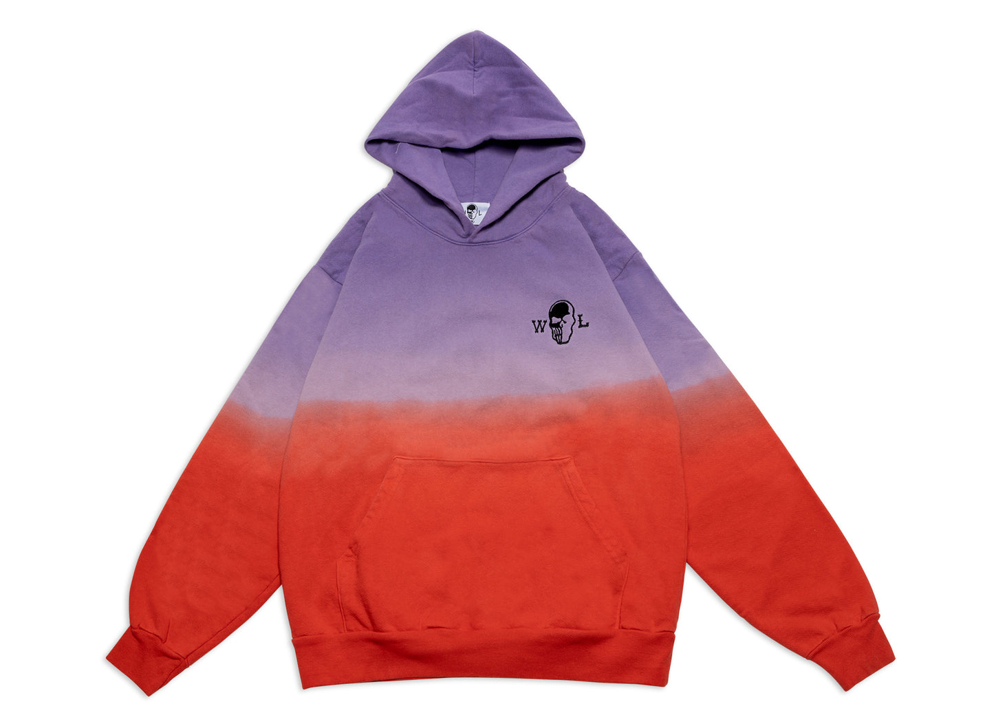Warren Lotas The Singer Hoodie in Purple Red Gradient