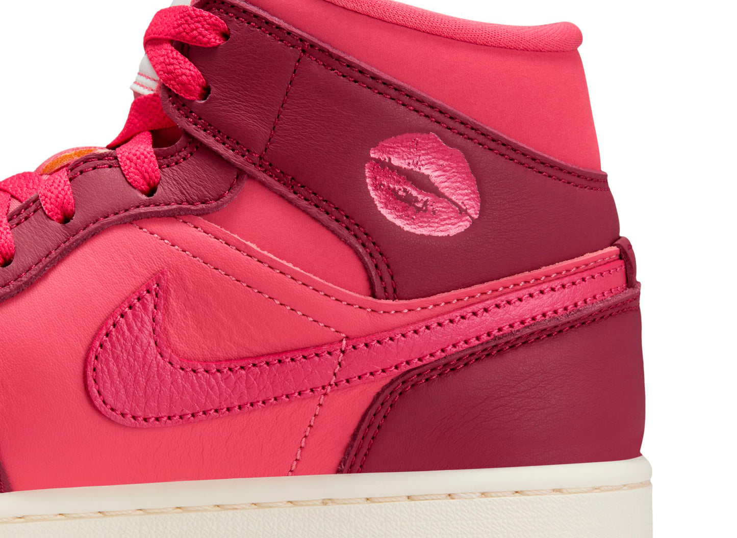 Women's Air Jordan 1 Mid SE in Team Red