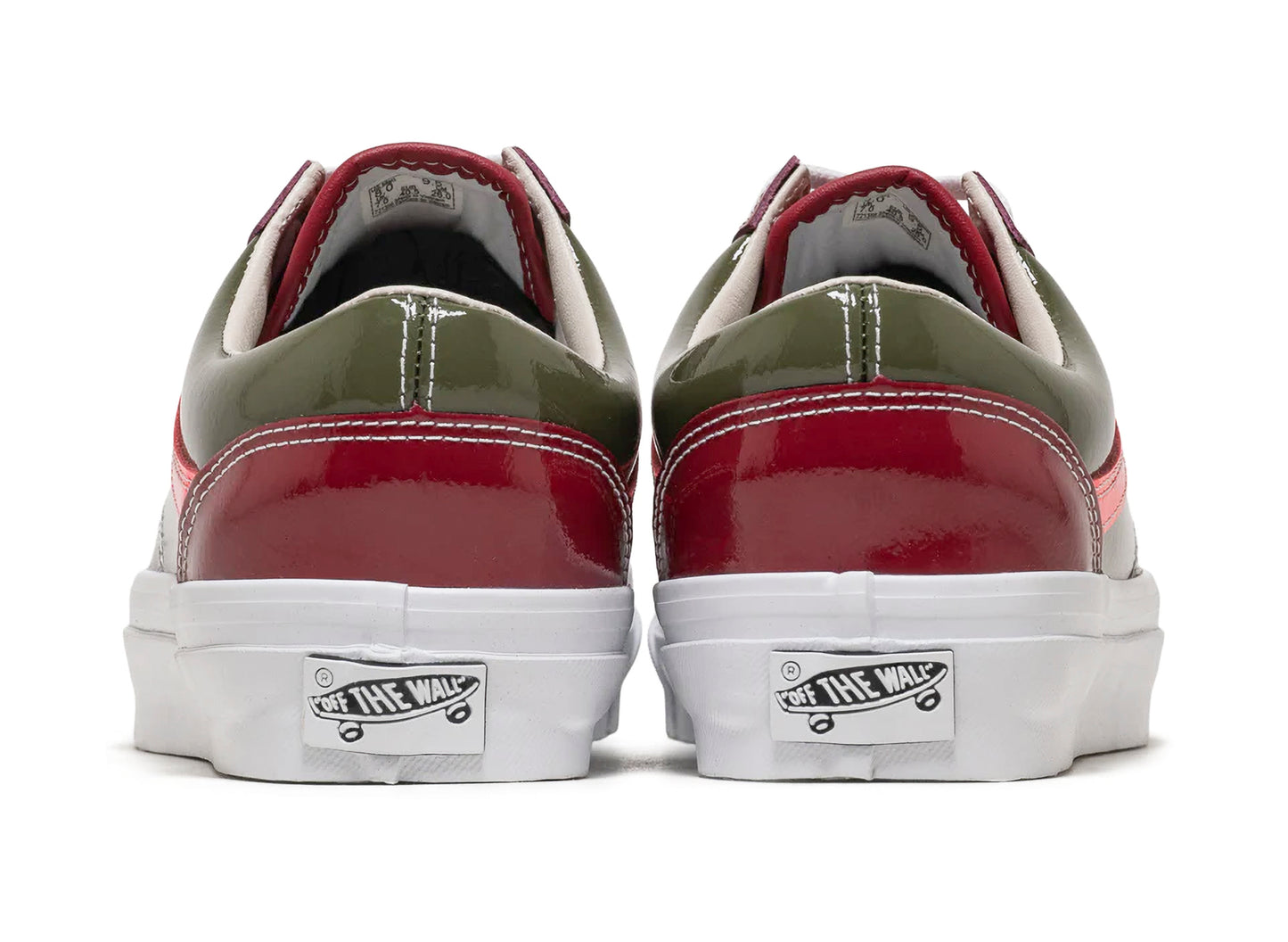 Vans LX Old Skool 36 Patent in Bordeaux / Olive