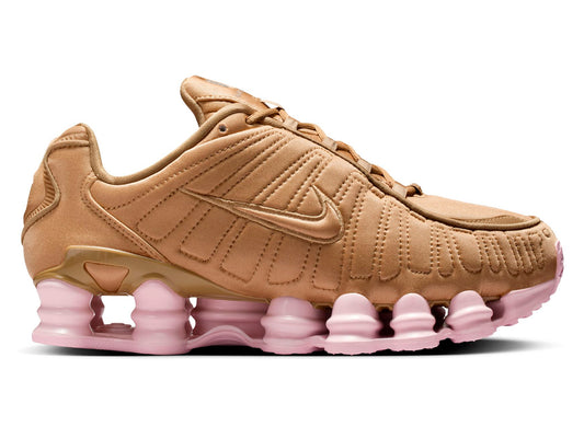 Women's Nike Shox TL in Filbert / Pink Foam
