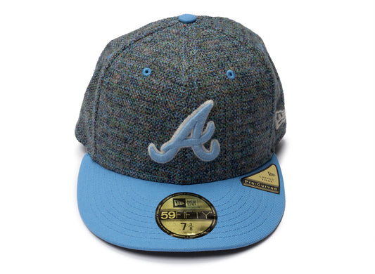 New Era Tweedy Cotton 59Fifty PC Atlanta Braves Fitted Hat
