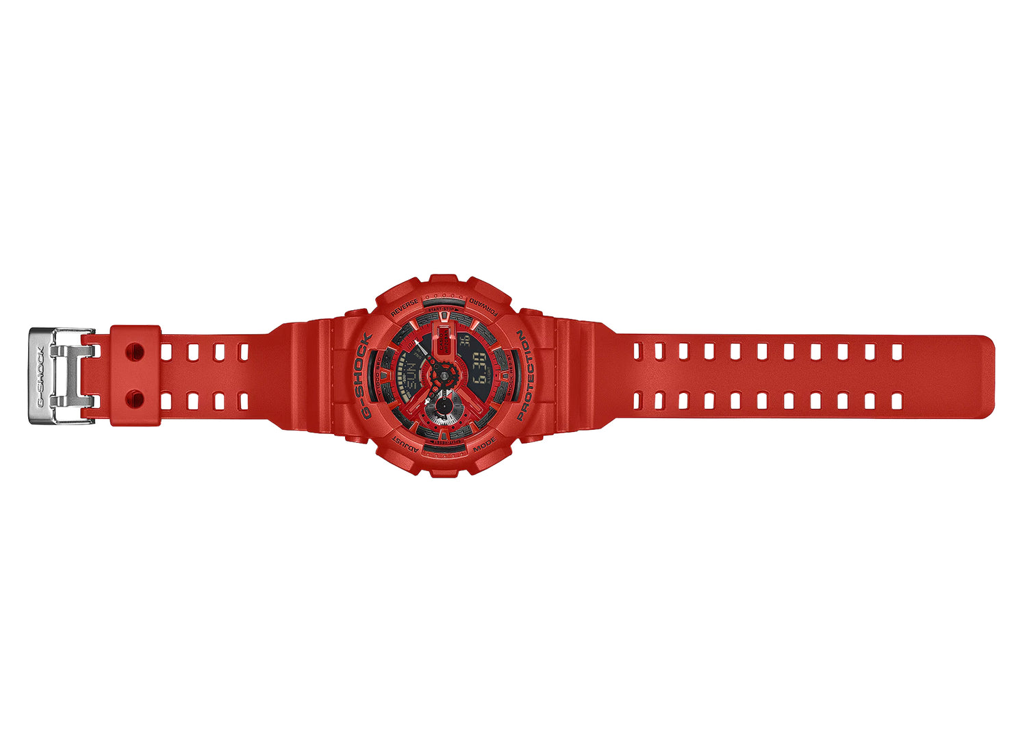 【美品/激レア】CASIO G-SHOCK GA-110FC-1AJF レッド CASIO G-Shock Analog-Digital 'Red' GA-110FC-1A