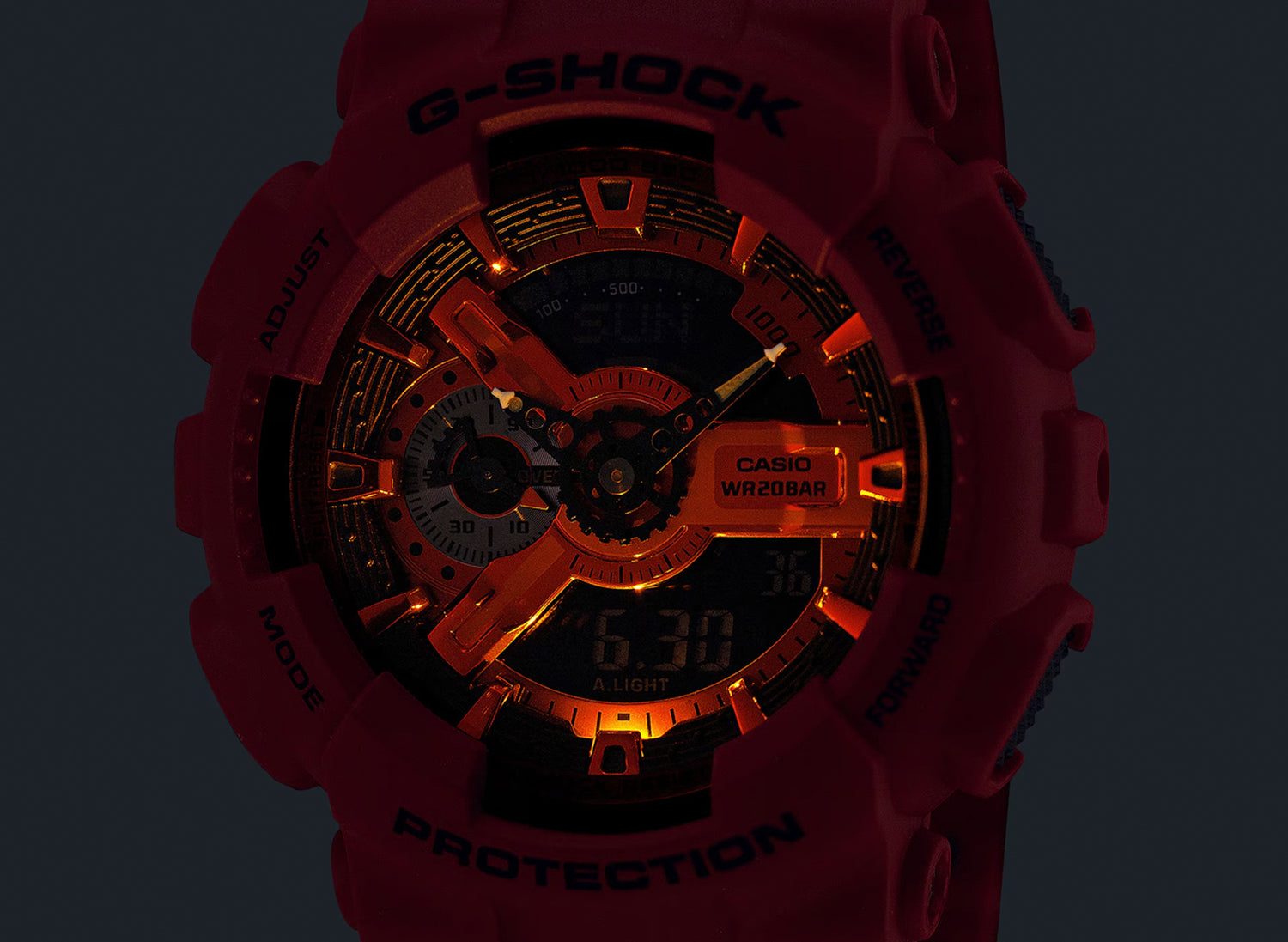 【No.1 】G-SHOCK GA-110GL-4AJR CASIO GA-110GL-4AJR G-SHOCK Lucky Drop Series Men's Watch Analog
