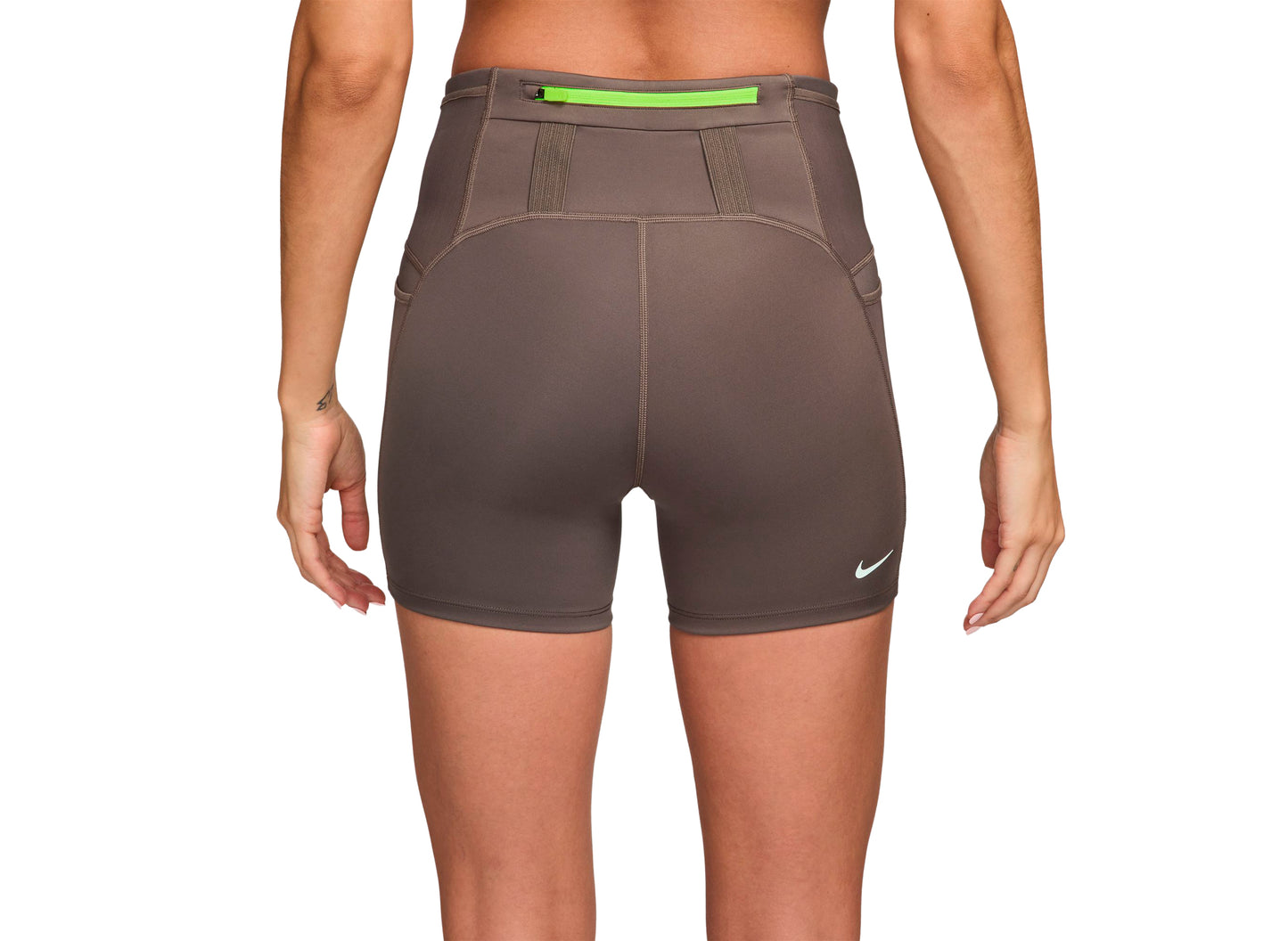 Women's Nike ACG Dri-FIT High Waisted 4" Trail Running Shorts in Ironstone