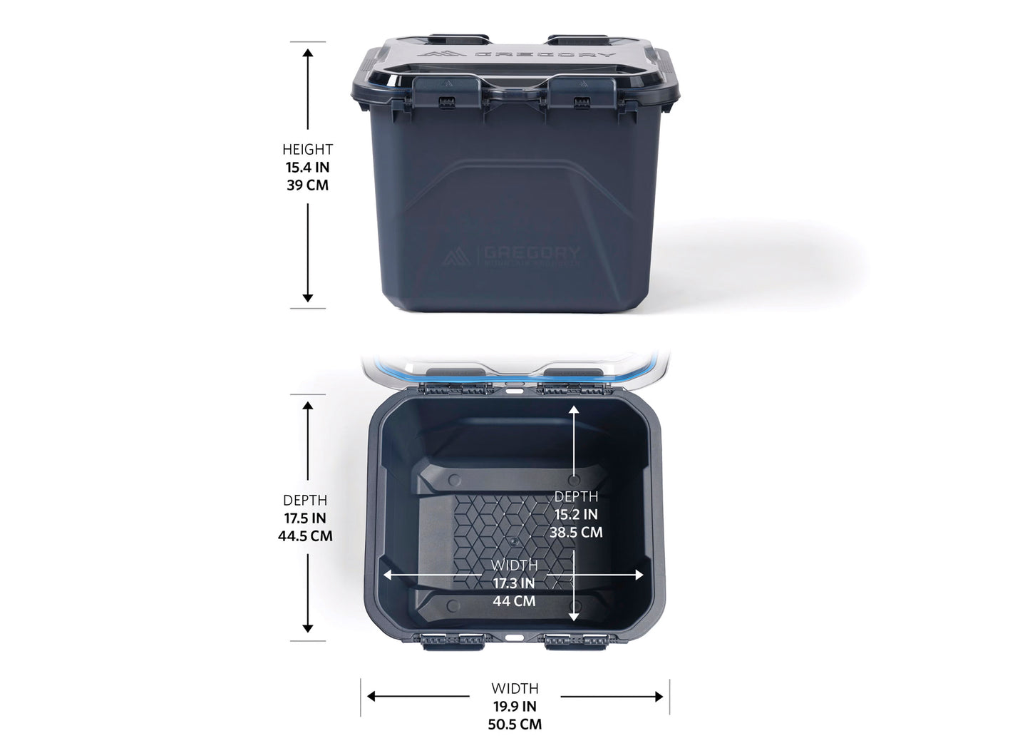 Gregory Alpaca Camp Box 50L in Slate Blue