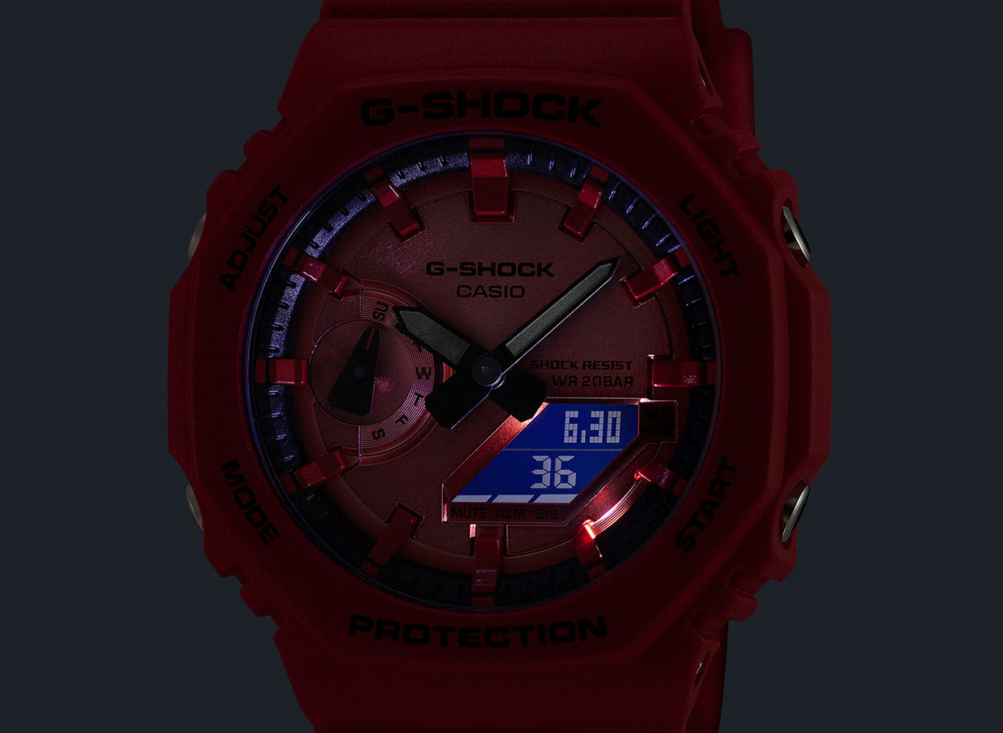 Casio G-Shock 2100 Series GA2100RRB-4A Watch – Oneness Boutique