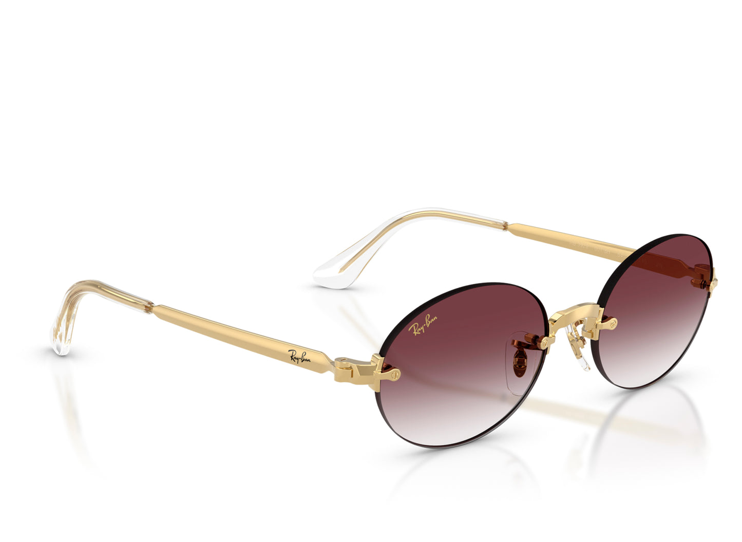 Ray Ban x A$ap Rocky Arista Frame with Clear Gradient Dark Violet Lenses