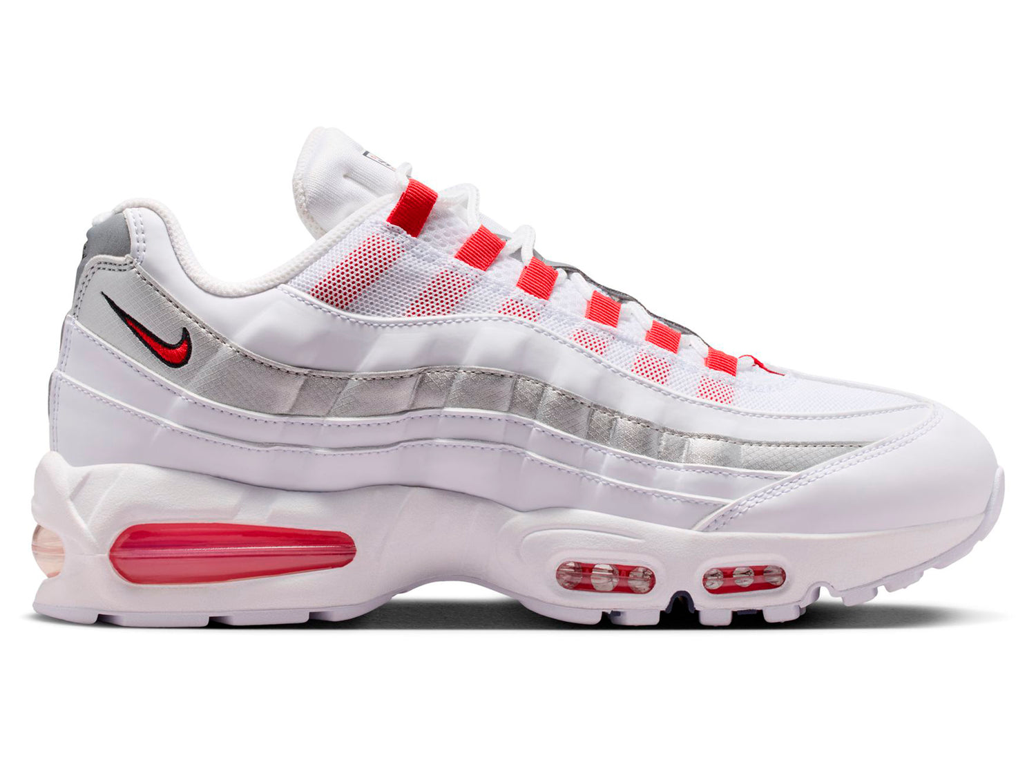Nike Air Max 95 Big Bubble in White / Speed Red  display picture 1